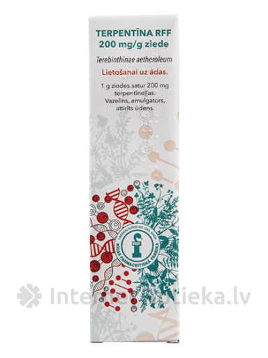 Скипидарная мазь, 30 г | internetaptieka.lv