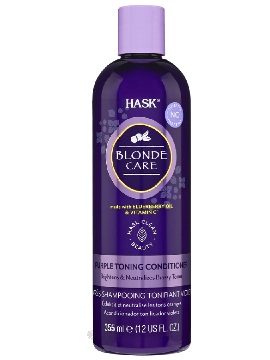 HASK tonējošs balzams blondiem matiem, 355 ml | internetaptieka.lv