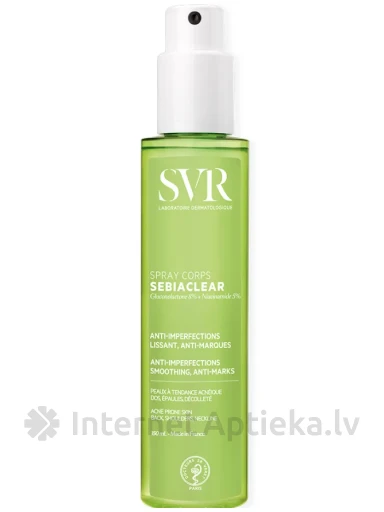 SVR SPRAY CORPS keha sprei akne ja vistrūkumide vastu, 150 ml | internetaptieka.lv