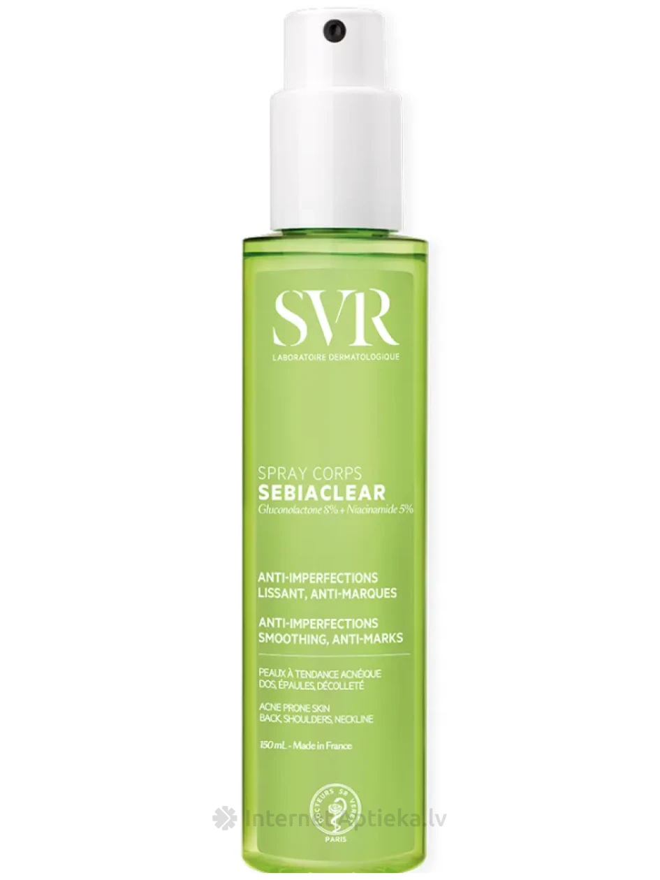 SVR SPRAY CORPS keha sprei akne ja vistrūkumide vastu, 150 ml | internetaptieka.lv