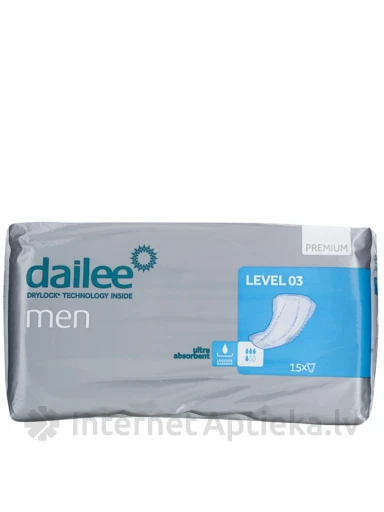 Dailee Men Premium tase 3, 15 tk. | internetaptieka.lv