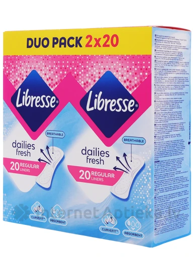 Libresse Extra Normal ieliktnīši ikdienai, 40 gb. | internetaptieka.lv