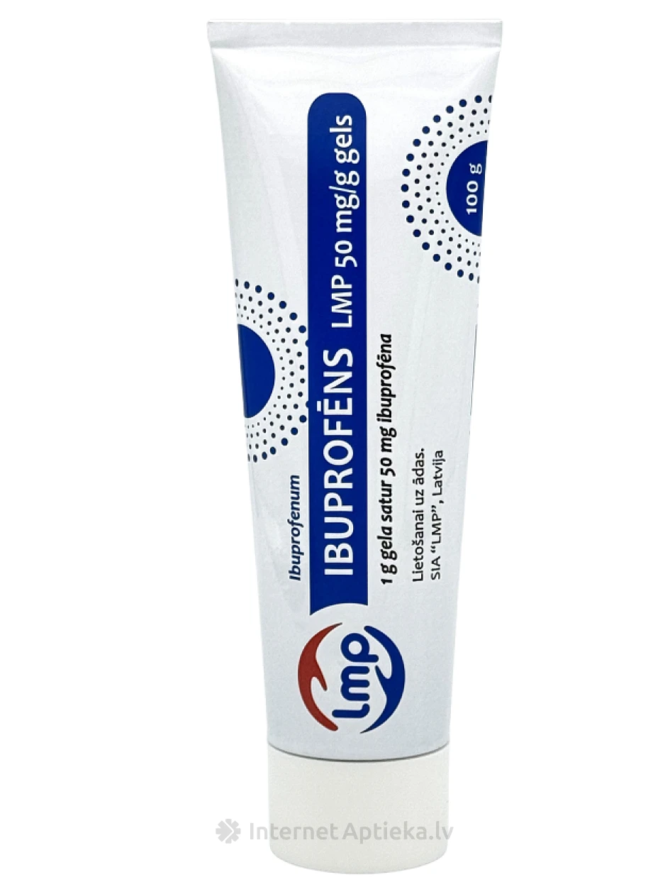 Ibuprofeen LMP 50mg/g geel, 100 g | internetaptieka.lv