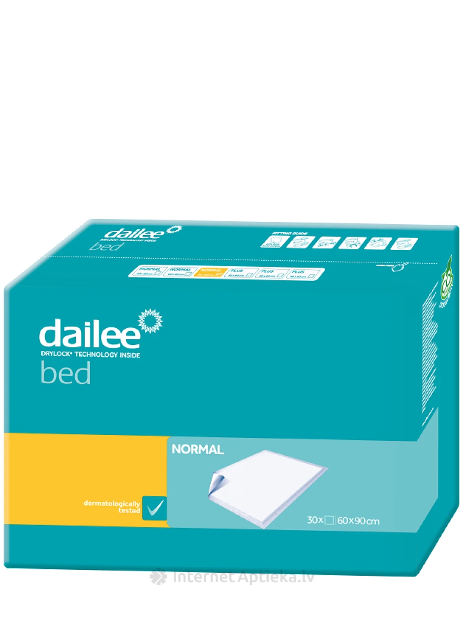 Dailee Bed Normal 60x90 cm, 30 tk. | internetaptieka.lv