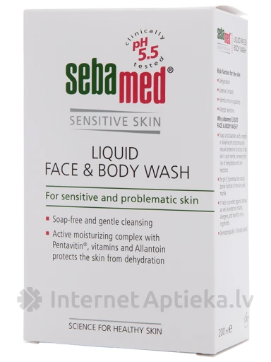 SEBAMED pesuvahend tundlikule ja probleemsele nahale, 200 ml | internetaptieka.lv