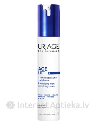 URIAGE AGE LIFT atjaunojošs izlīdzinošs nakts krēms, 40 ml | internetaptieka.lv