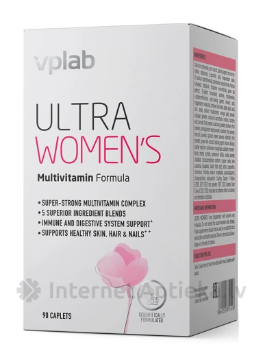 VPLAB Ultra Women's Multivitamin Formula, 90 kapletes | internetaptieka.lv