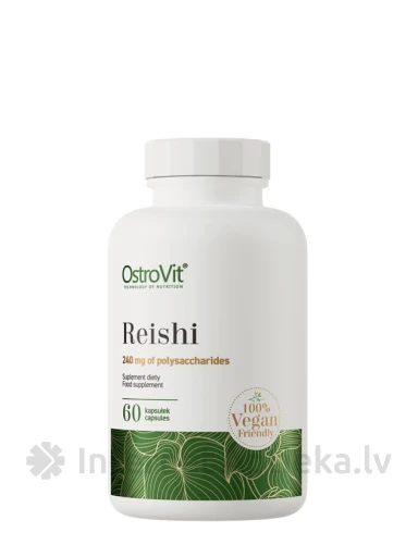 OstroVit Reishi VEGE kapsulas, 60 gb. | internetaptieka.lv
