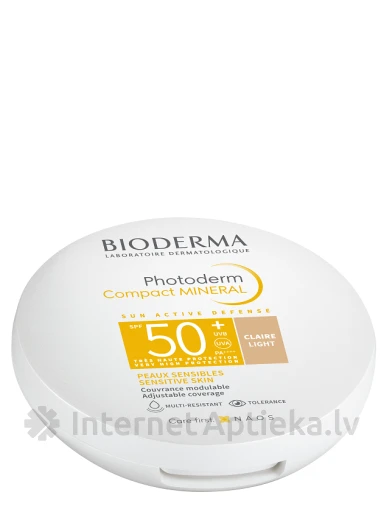 BIODERMA минеральная компактная пудра с высокой защитой от солнца SPF 50 | internetaptieka.lv