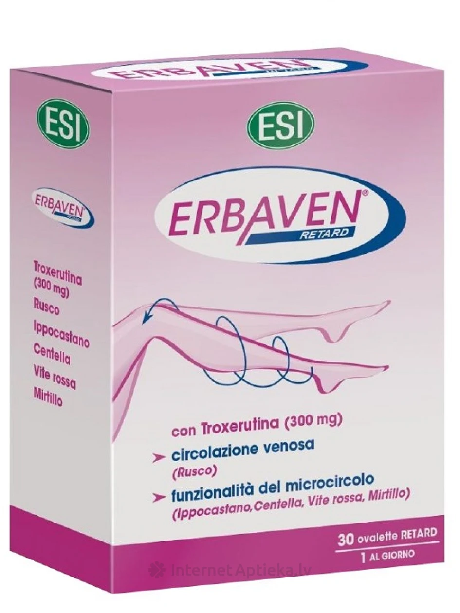 ESI Rebaven retard, 30 tabletes | internetaptieka.lv