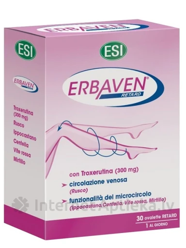 ESI Erbaven retard, 30 tabletti | internetaptieka.lv