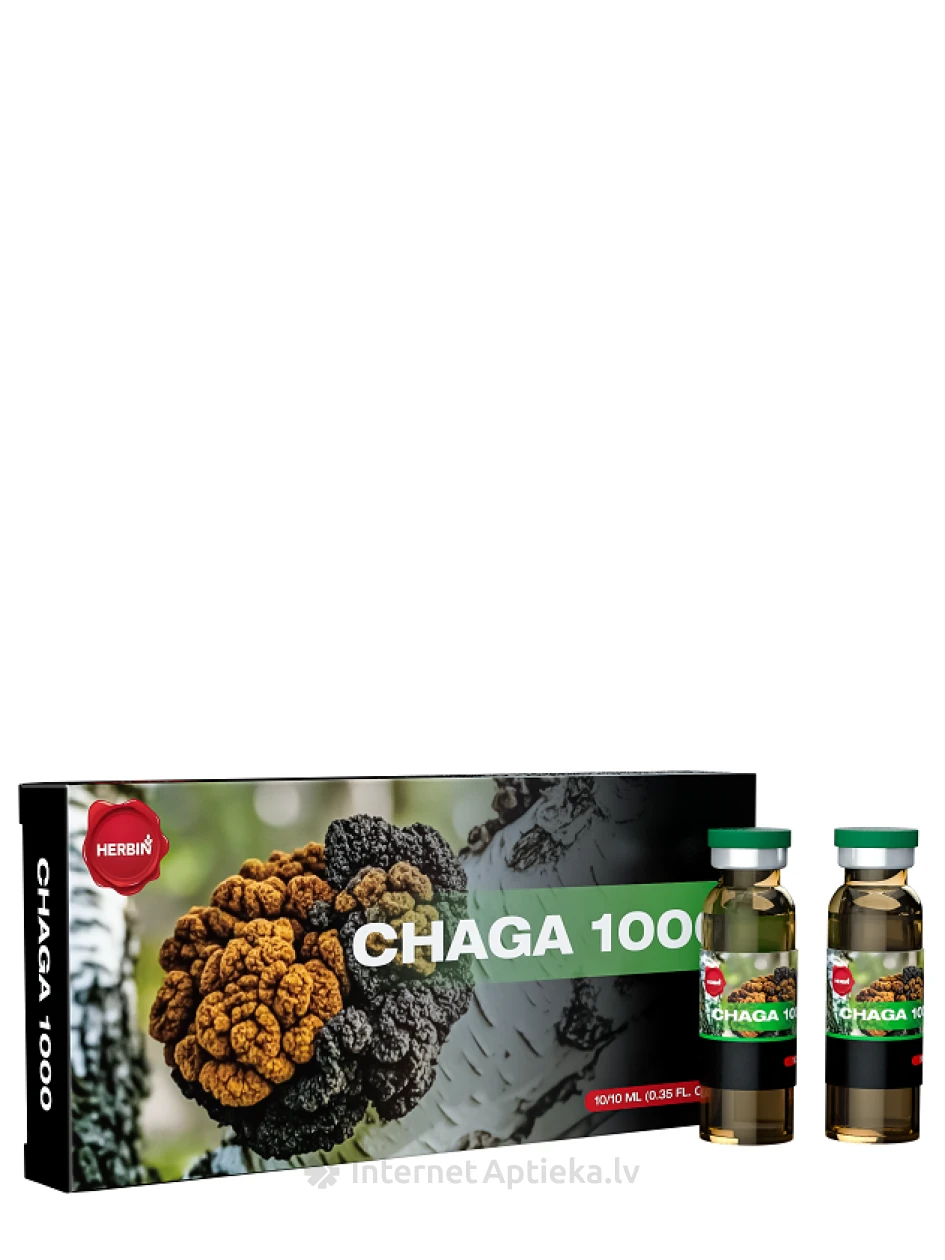 Čaga 1000 mg ampulas, 10*10 ml | internetaptieka.lv