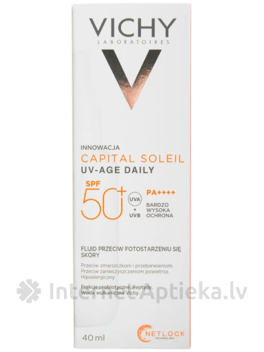 VICHY Capital Soleil UV-Age SPF 50+, 40 ml | internetaptieka.lv