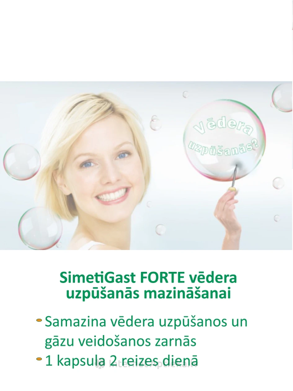 Simetigast Forte, 60 pehmekapslit | internetaptieka.lv