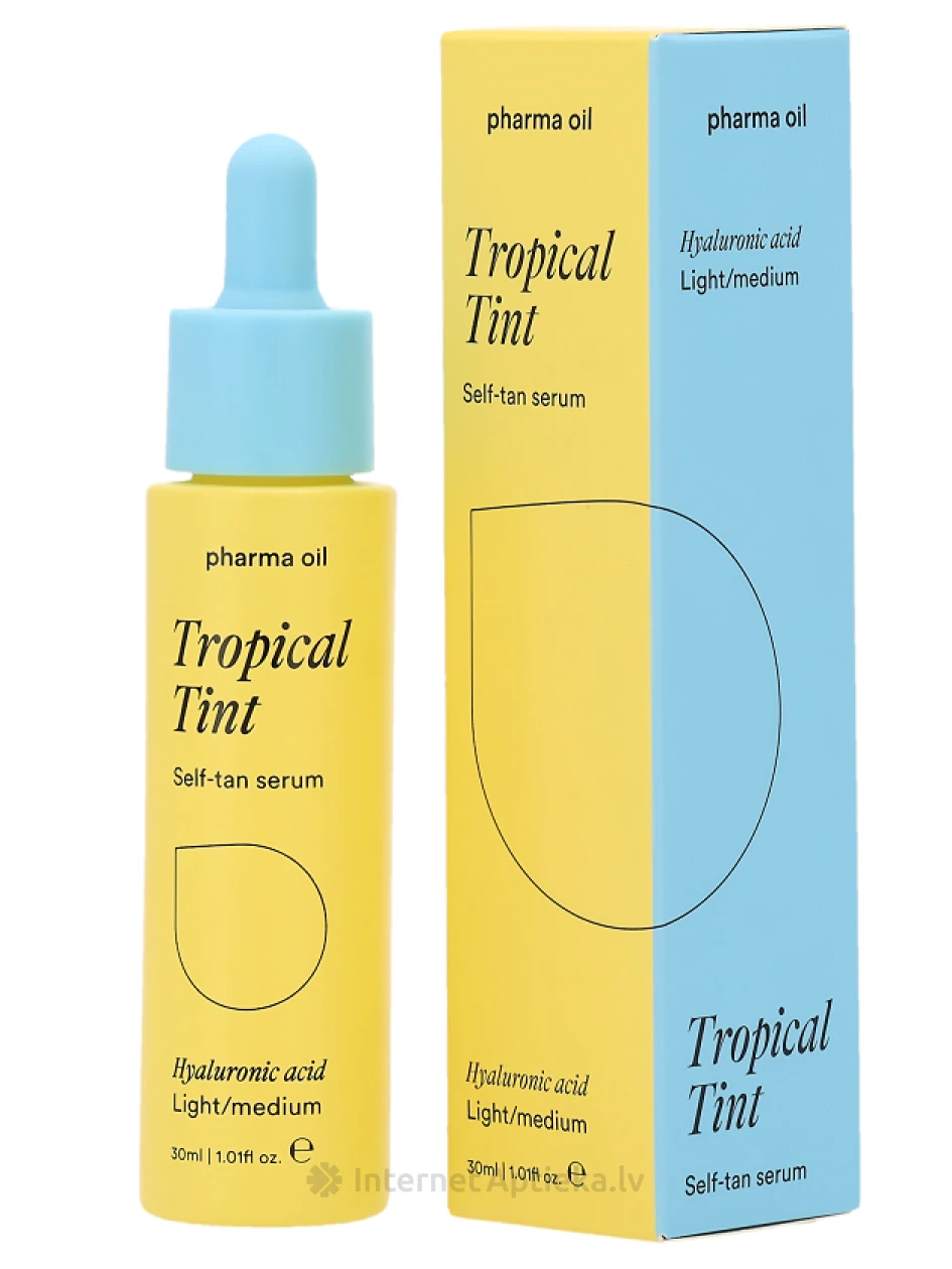 Pharma Oil Tropical tint light-medium isepruunistav seerum, 30 ml | internetaptieka.lv