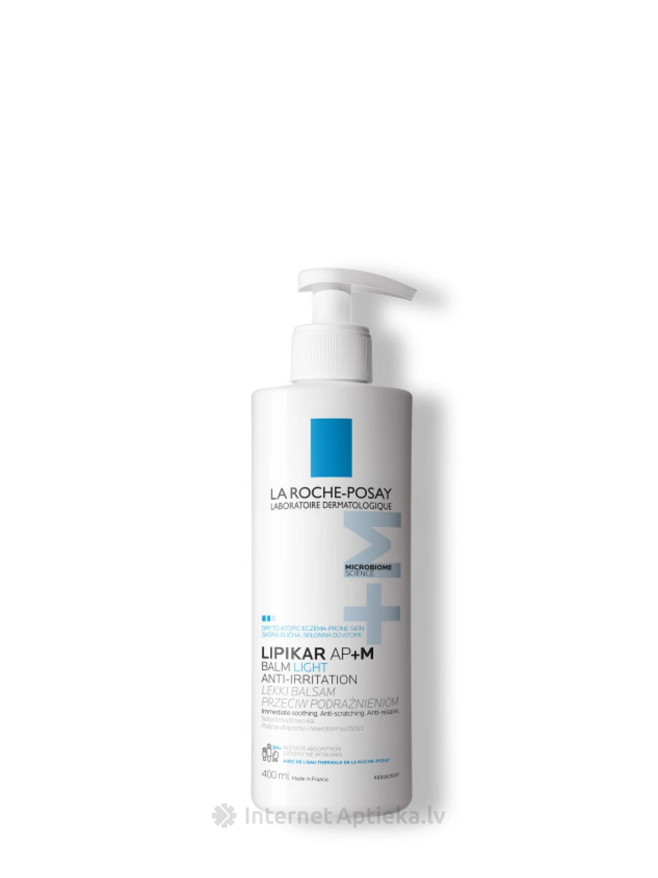 La Roche Posay LIPIKAR Balm AP+M LIGHT reģenerējošs ķermeņa balzams, 400 ml | internetaptieka.lv