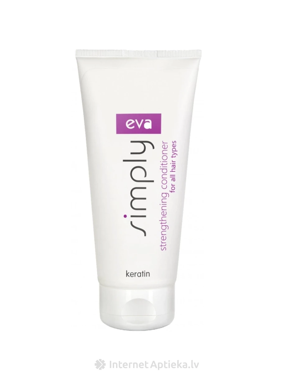 Eva Simply nostiprinošs kondicionieris visiem matu tipiem ar Keratīnu, 200 ml | internetaptieka.lv