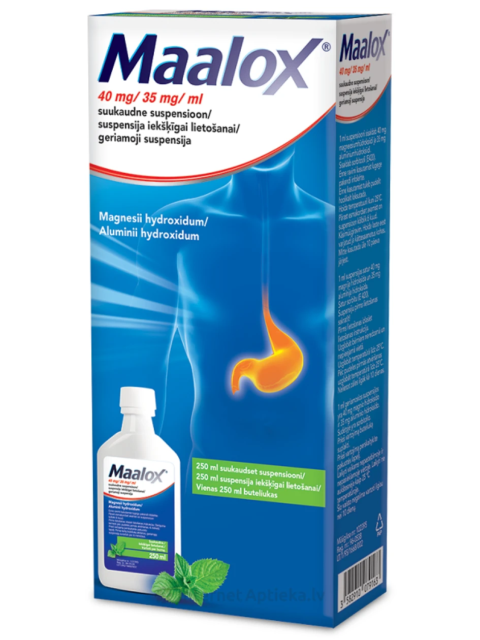 Maalox, 250 ml | internetaptieka.lv