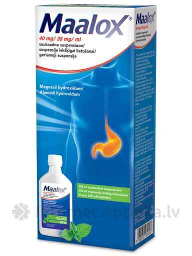 Maalox, 250 мл | internetaptieka.lv