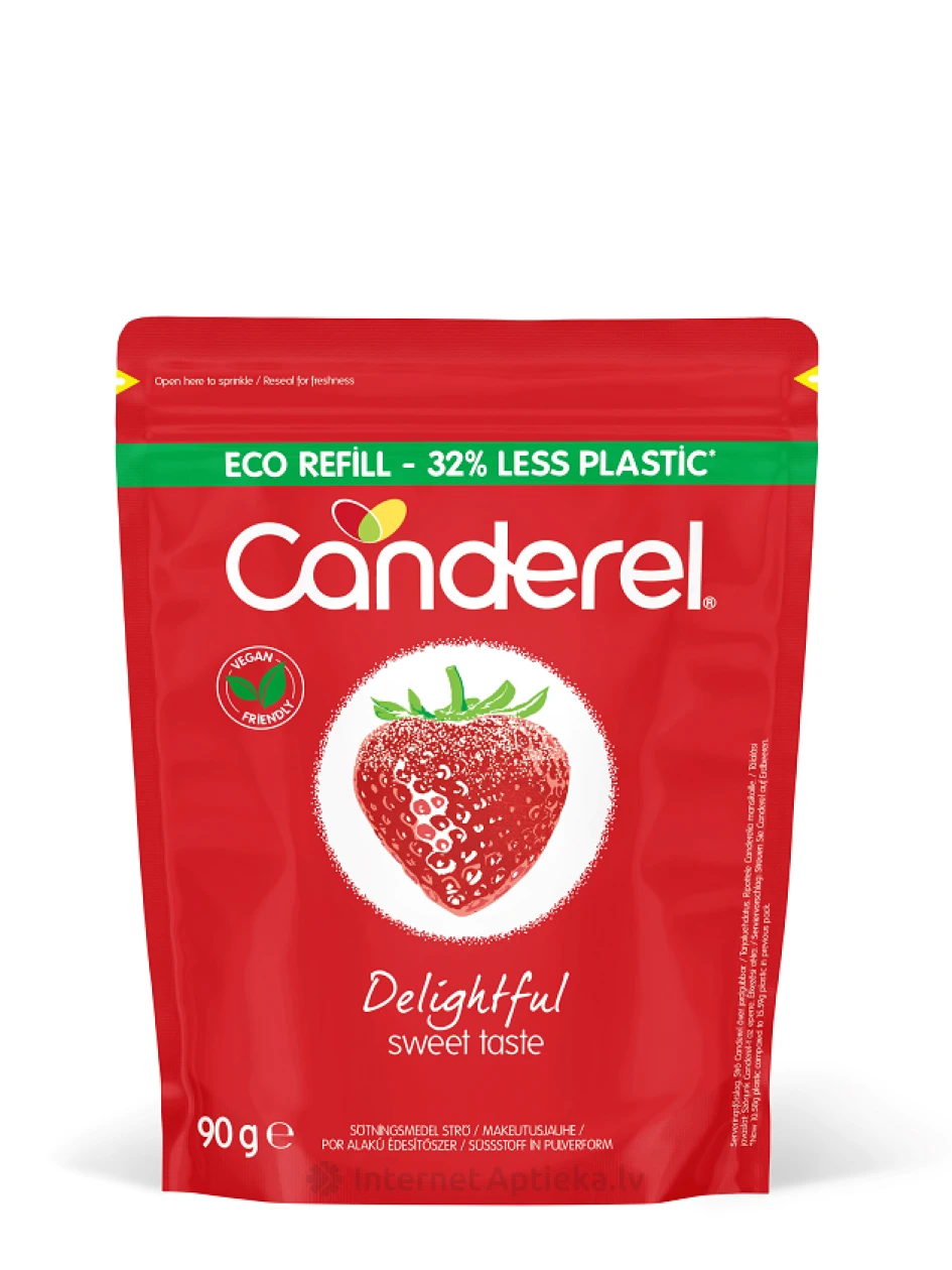 Canderel pulbriline magusaine, pulber 90 g pakendis | internetaptieka.lv