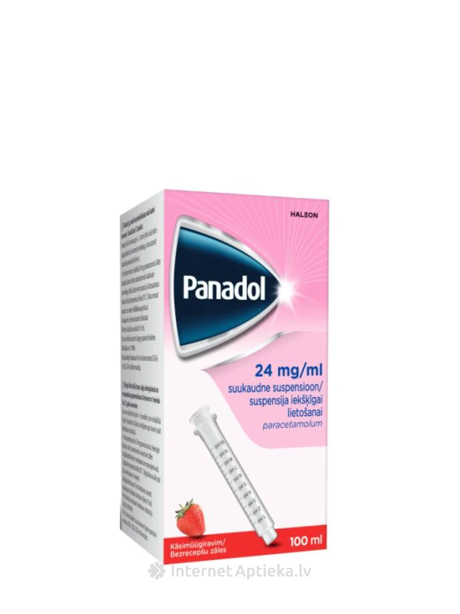 Panadol 24 mg/ml suspensija geriamam vartojimui, 100 ml | internetaptieka.lv