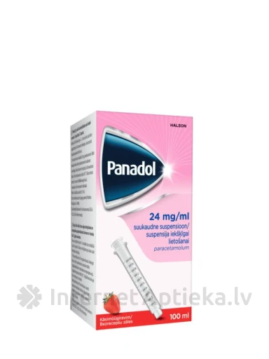 Panadol 24 mg/ml suspensija geriamam vartojimui, 100 ml | internetaptieka.lv