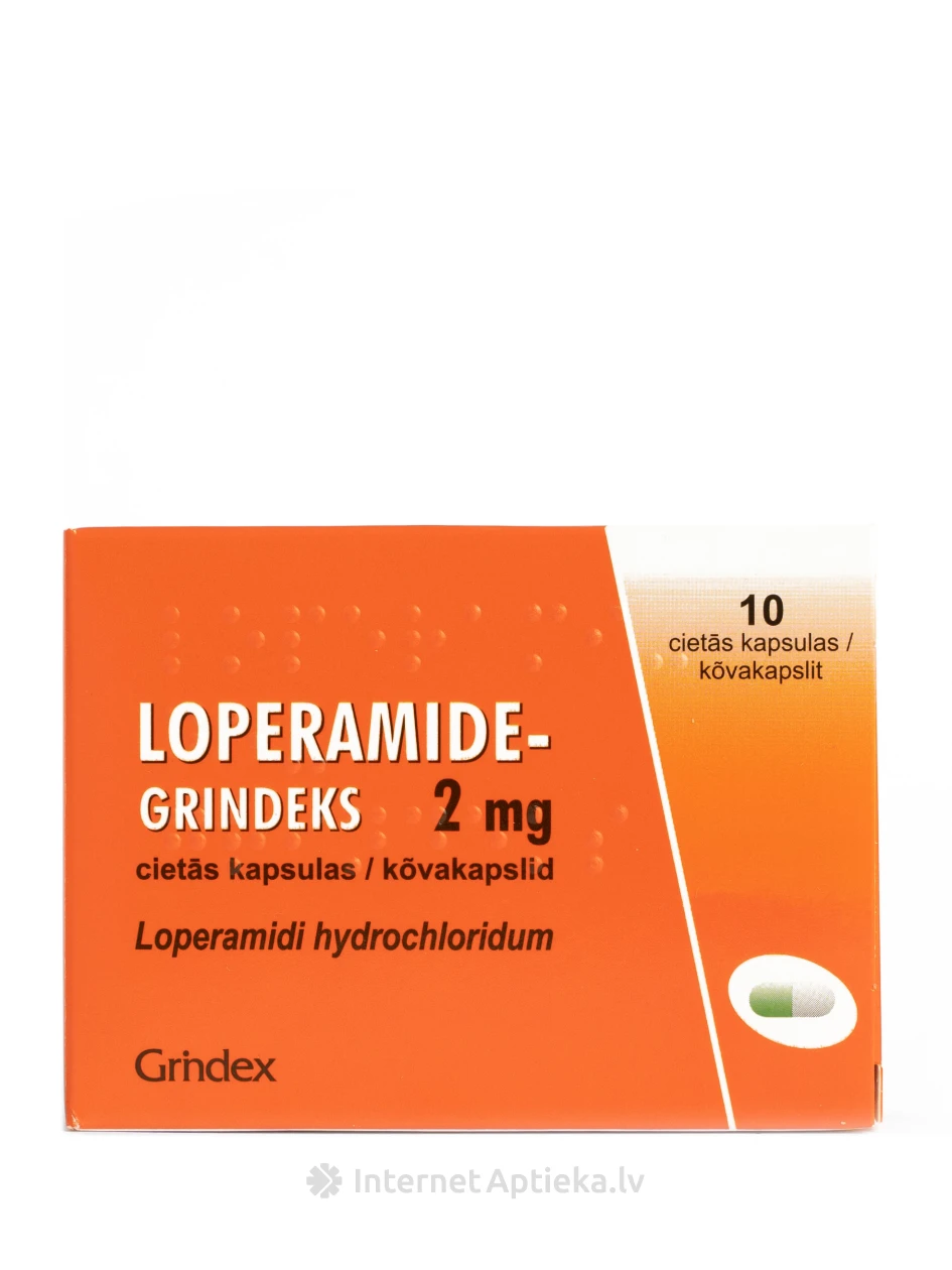 Loperamīds, 10 kapsulas | internetaptieka.lv