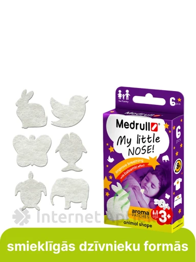 Medrull Mano mažoji nosytė gyvūnų aromatiniai pleistrai, 6 vnt. | internetaptieka.lv