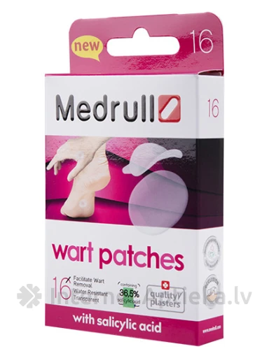 Medrull Wart kārpu plāksteris, 16 gb. | internetaptieka.lv