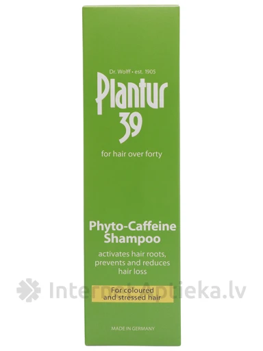 Plantur 39 шампунь для окрашенных волос, 250 мл | internetaptieka.lv