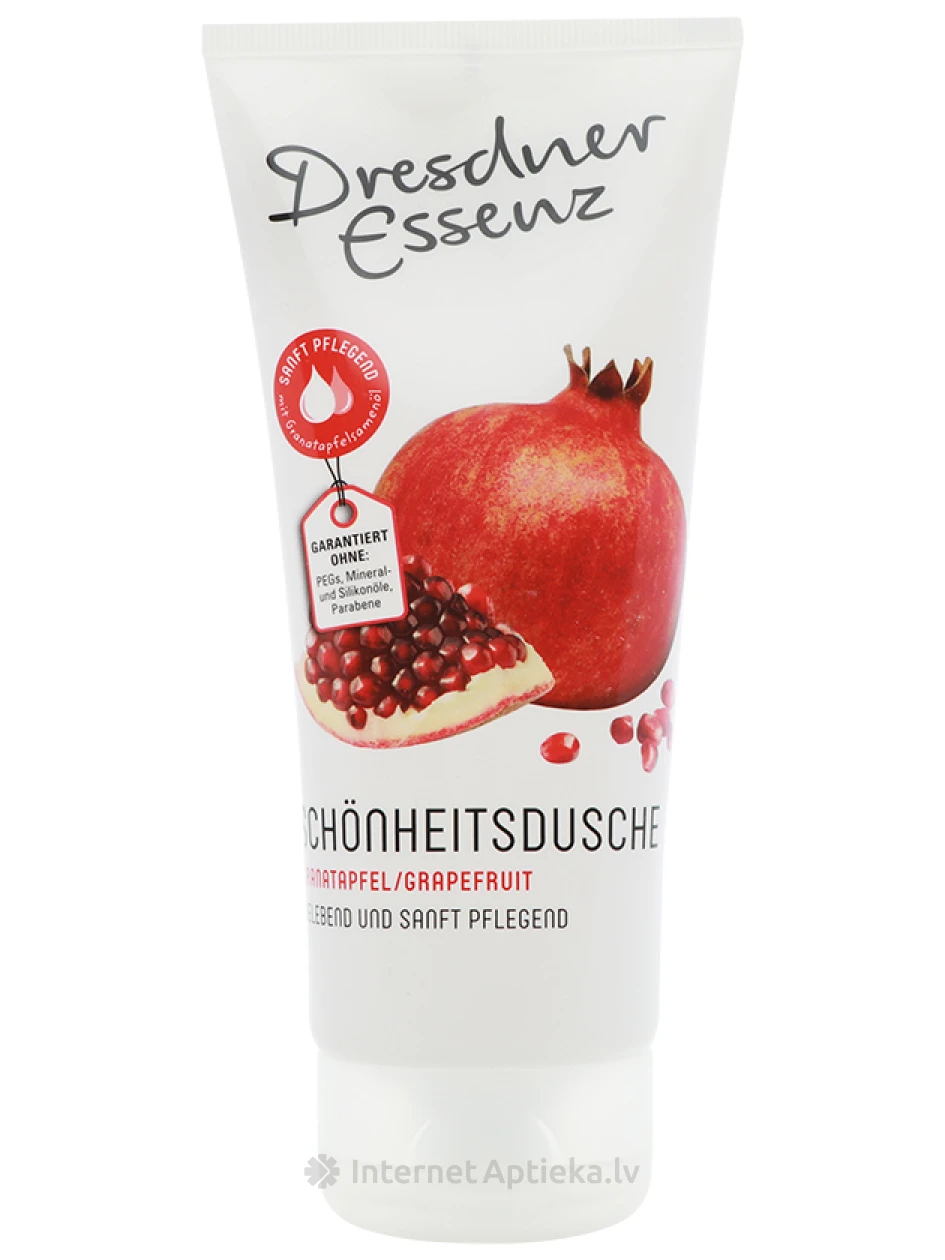 Dresdner Essenz dušas želeja ar granātābolu un greipfrūtu, 200 ml | internetaptieka.lv