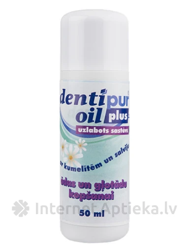 Dentipur Plus масло для ухода за воспаленной кожей и слизистой оболочкой, 50 мл | internetaptieka.lv