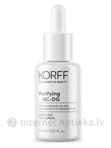 KORFF PURIFYING NC-DG serums sejai, 30 ml | internetaptieka.lv