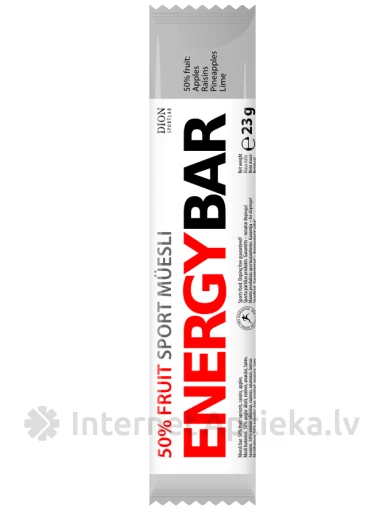 Dion Sportlab Energy bar sidrunimaitseline, 23 g | internetaptieka.lv