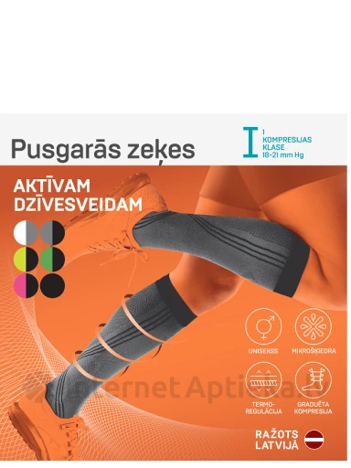 Tonus Elast Medicīniskās elastīgās kompresijas pusgarās zeķes ar pirkstu daļu, universālas, Nr.3 | internetaptieka.lv