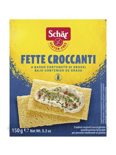 Schär Fette Croccanti Knusperbrot безглютеновые cухарики-крекеры, 150 г | internetaptieka.lv