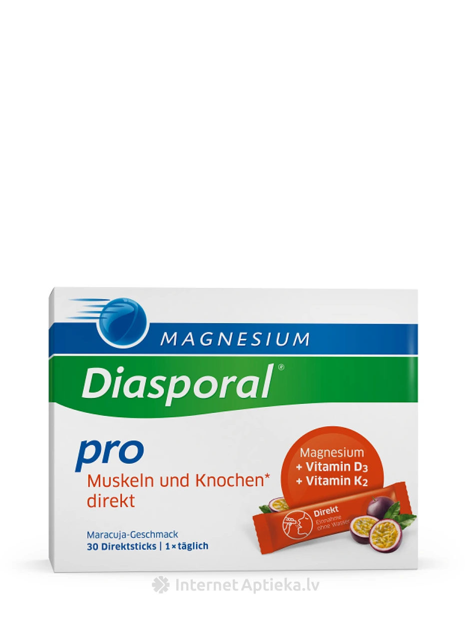 Magnesium Diasporal для мышц и костей, 30 шт. | internetaptieka.lv