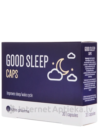 Good Sleep Caps, 30 kapsulas | internetaptieka.lv