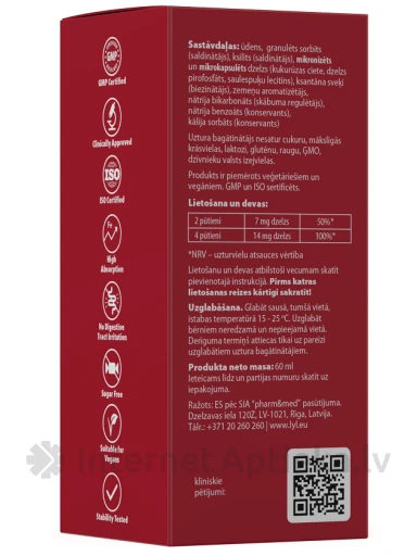 LYL F26 SPRAY® iron boost sprej, 60 ml | internetaptieka.lv