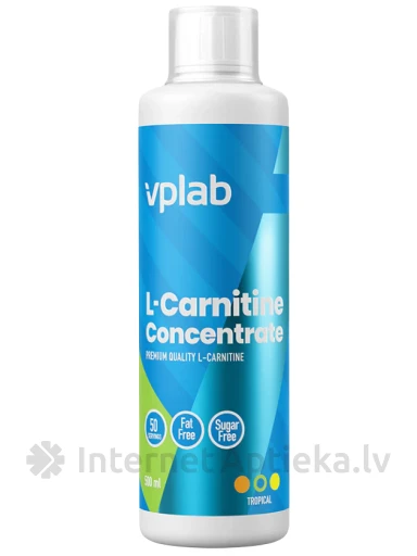 VPLab Концентрат L-карнитина Tropical fruits, 500 мл | internetaptieka.lv