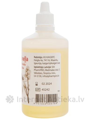 Rīcineļļa, 100 ml | internetaptieka.lv