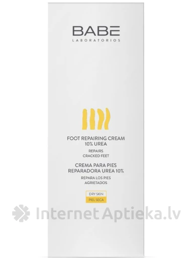 Babē atjaunojošs krēms pēdām ar 10% Urea, 100 ml | internetaptieka.lv
