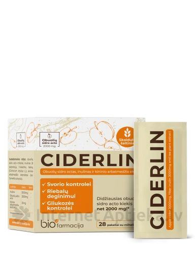Biofarmacija Bio Ciderlin paciņas, 28 gb. | internetaptieka.lv