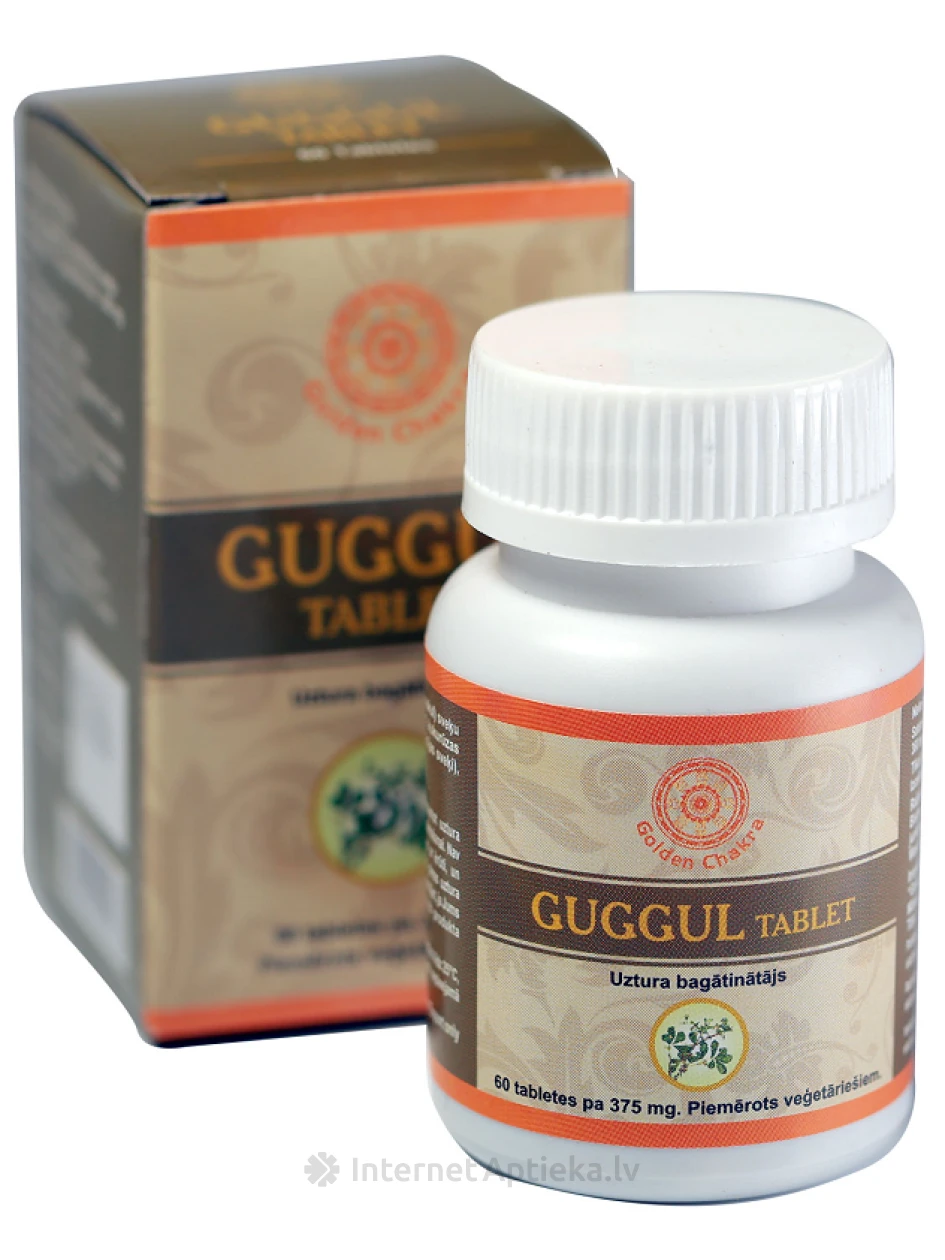Golden Chakra Guggul, 60 таблеток | internetaptieka.lv