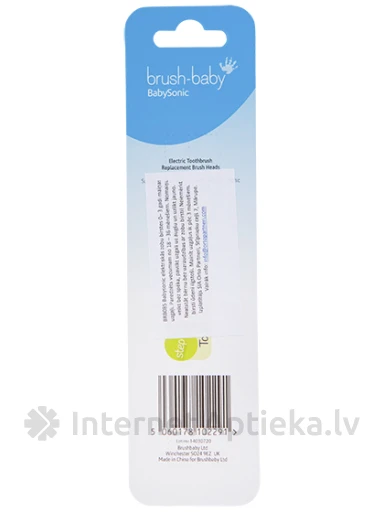 Brush-Baby BabySonic asendusharjad 18-36 kuud, 4 tk. | internetaptieka.lv