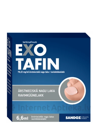 Exotafin 78.22mg/ml ārstnieciskā nagu laka, 6.6 ml | internetaptieka.lv
