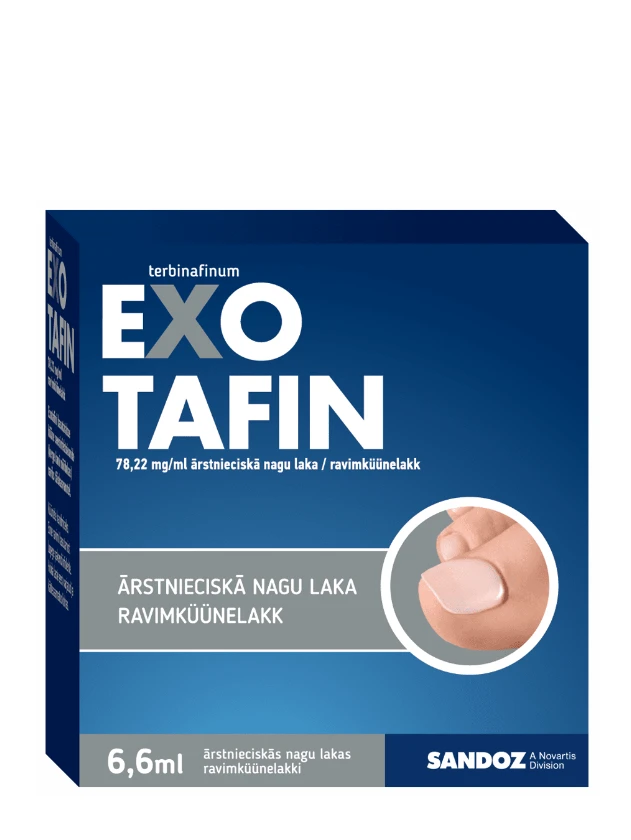 Exotafin 78,22 mg/ml ārstnieciskā nagu laka