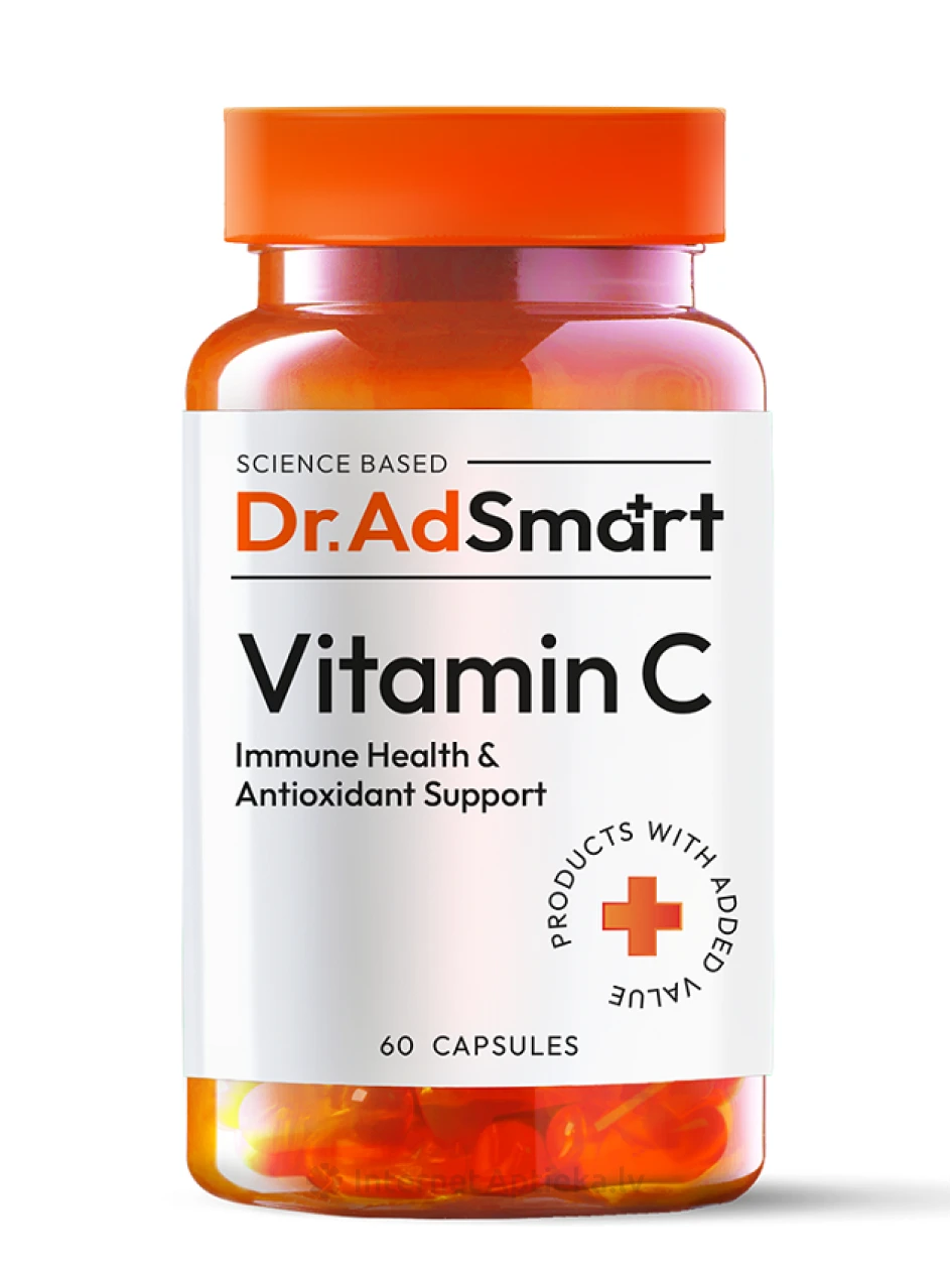 Dr. AD Smart Vitamin C kapsulas, 60 gb. | internetaptieka.lv