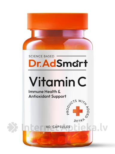 Dr. AD Smart Vitamin C kapsulas, 60 gb. | internetaptieka.lv