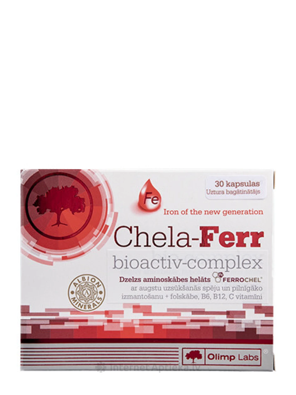 Olimp Labs Chela-Ferr Bioactiv-Complex, 30 kapsulas | internetaptieka.lv
